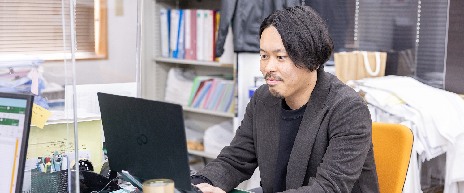 2018年入社／繊維部　課長 K.F