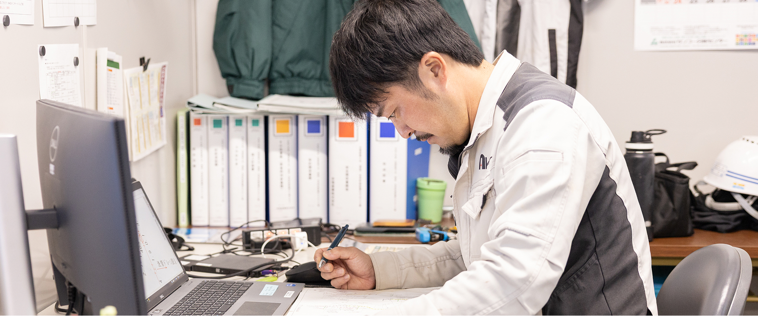 2015年入社／工務部　土木課　主任 T.M