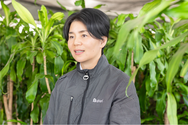 2002年入社/室内緑化事業部 係長 M.H