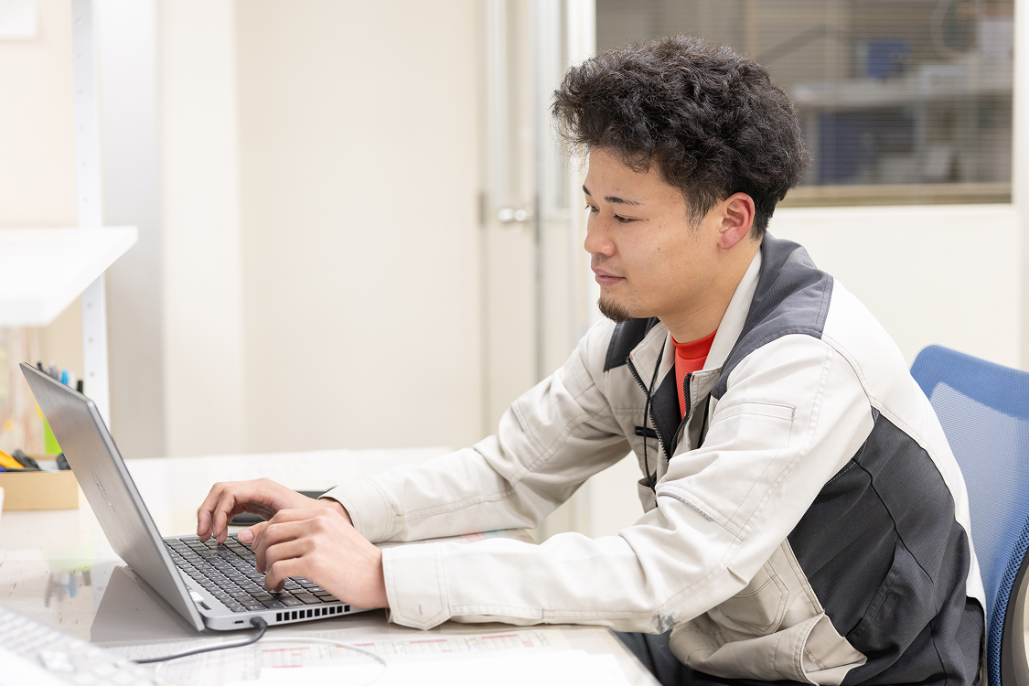 工務部 土木課 一般（現場監督職）2023年入社　R.Y