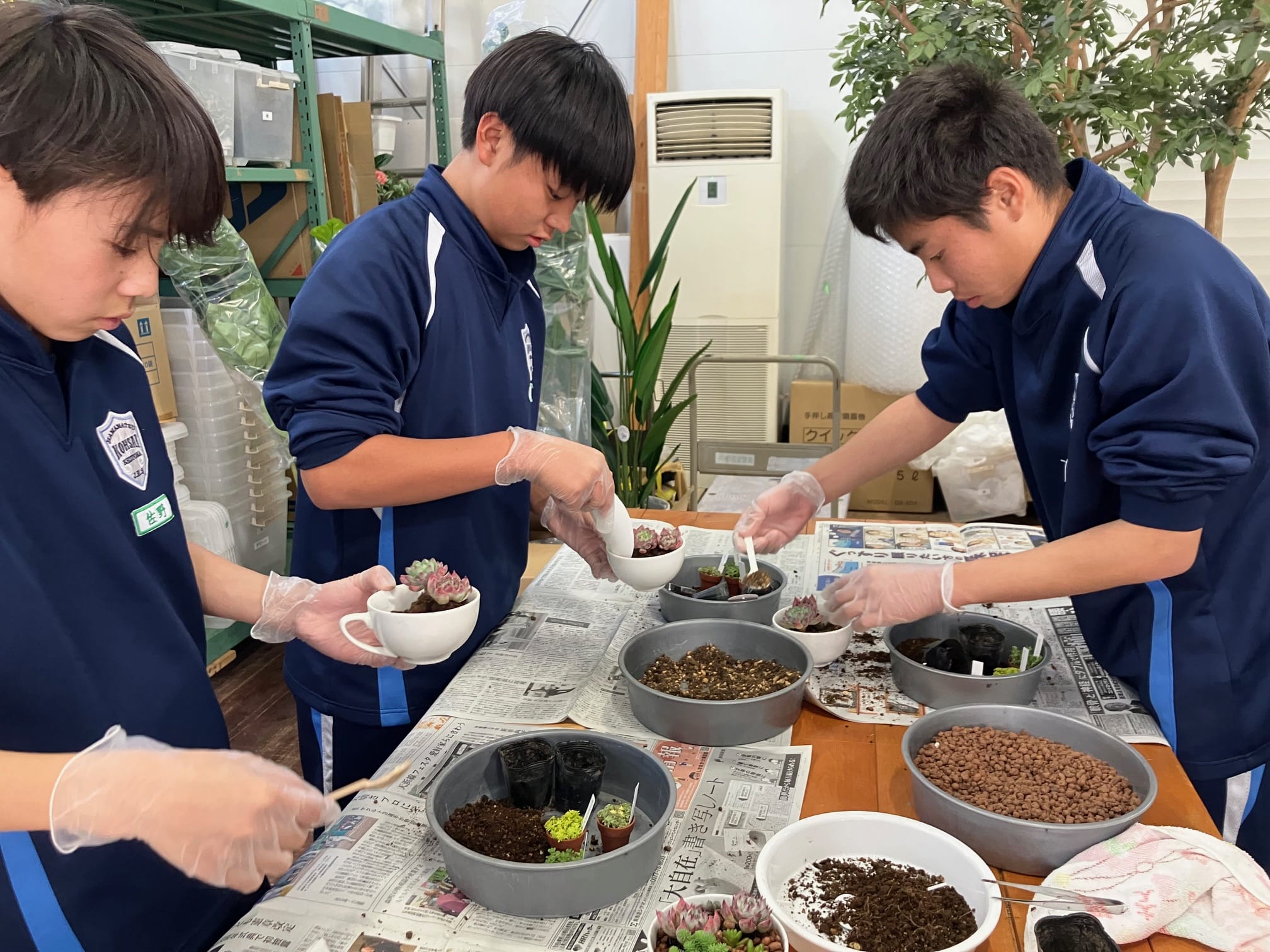 2025年度　江西中学校職業体験受入れ