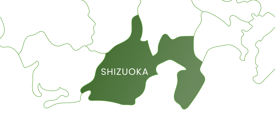 静岡県の地図のイラスト